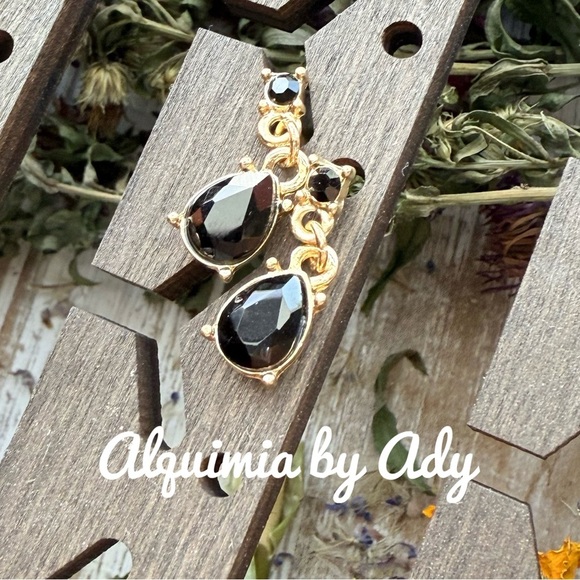 Alquimia by Ady  Gold Earrings - Picture 1 of 1